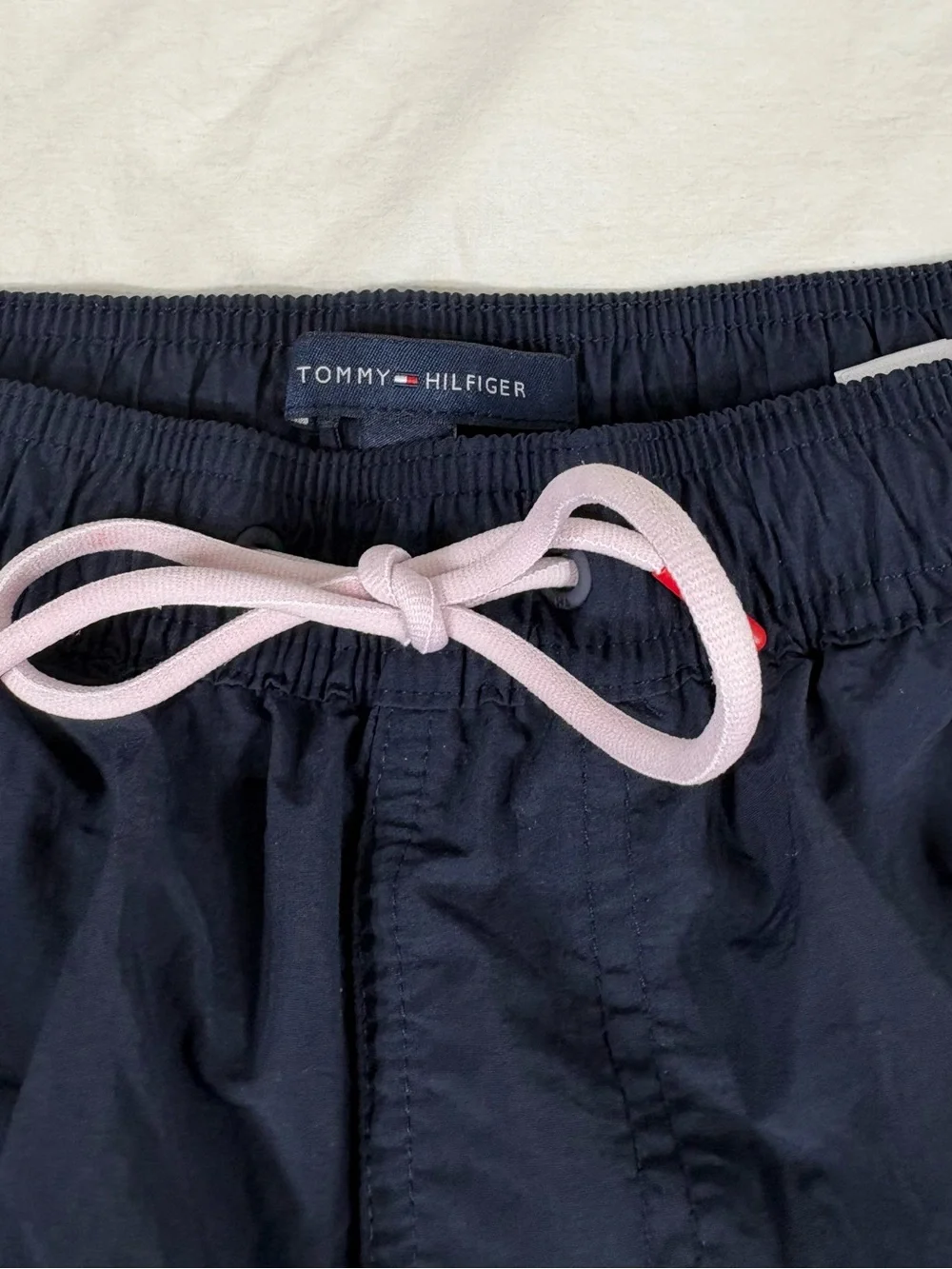 Tommy Hilfiger Mens Blue\Red Swin Shorts Size S